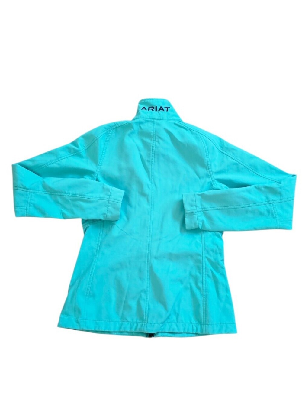 Ariat Women's Turquoise Zip-Front Vivid Softshell Jacket Size S - Picture 2 of 7